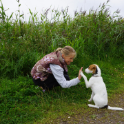 Spaß mit dem Hund